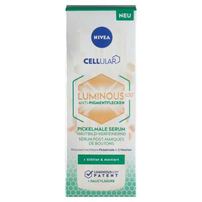 Nivea Cellular Luminous 630 szérum akné utánis sötét foltokra - 30 ml