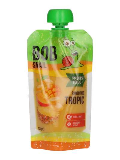 Bob Snail gyümölcs smoothie banán, ananász és mangó - 120 g