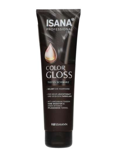 Isana Hair Professional Color Glossing hajszínmegújító krém /Deep Black - 1 db