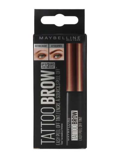 Maybelline Tattoo Brow hosszantartó szemöldökfesték, Medium Brown - 1 db