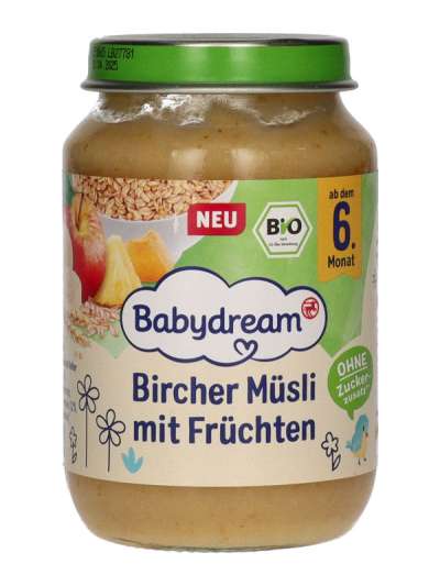 Babydream Bio müzli 6 hónapos kortól - 190 g