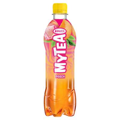 Rauch MyTea Peach ice tea üdítőital fekete teából - 500 ml