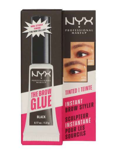 NYX Professional Makeup The Brow Glue szemöldökformázó /Black Brown - 1db