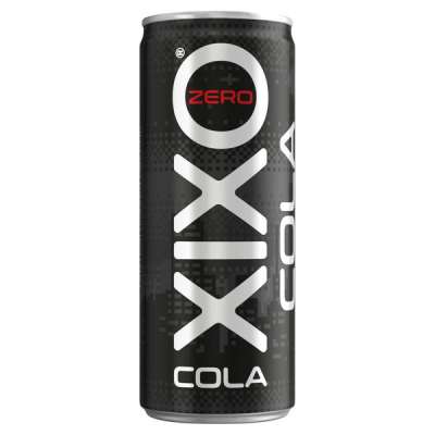 XIXO Cola Zero kólaízű, szénsavas üdítőital édesítőszerekkel - 250 ml