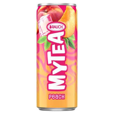 Rauch MyTea Peach ice tea őszibarackos üdítőital fekete teából - 330 ml