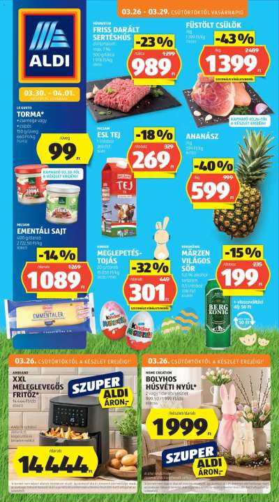 Aldi akciós újság