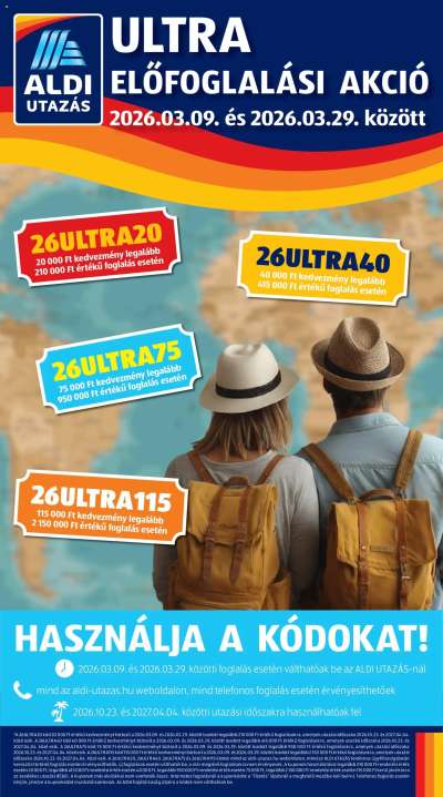 Aldi Utazás katalógus