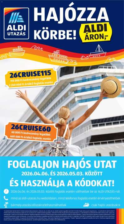 Aldi Utazás katalógus