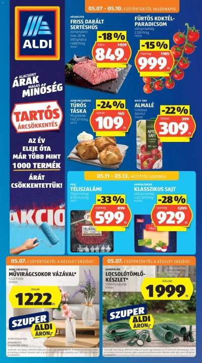 Aldi akciós újság