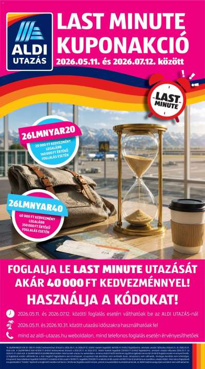 Aldi Utazás katalógus