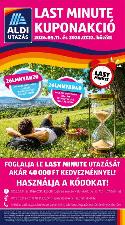 Aldi Utazás katalógus