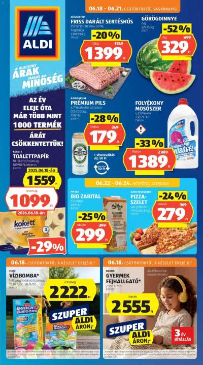 Aldi akciós újság