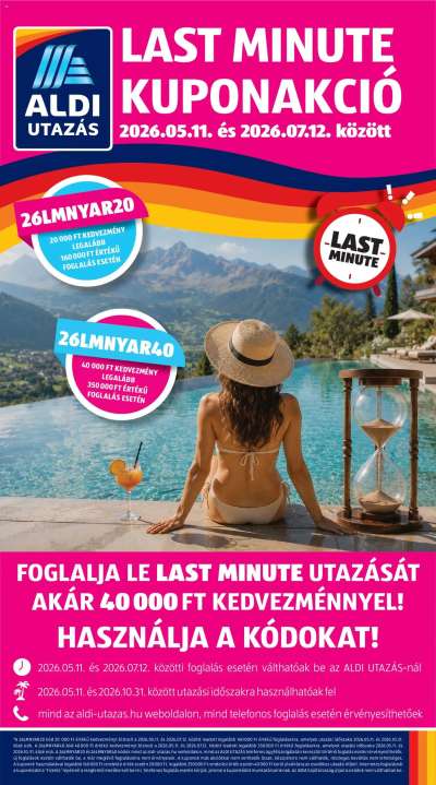 Aldi Utazás katalógus