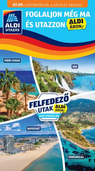 Aldi Utazás katalógus