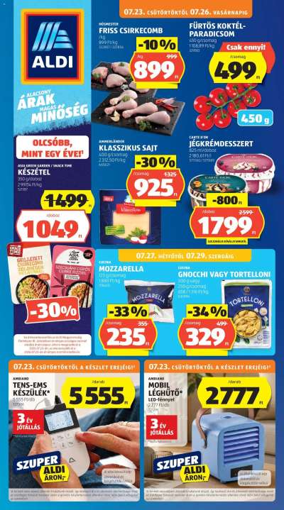 Aldi akciós újság