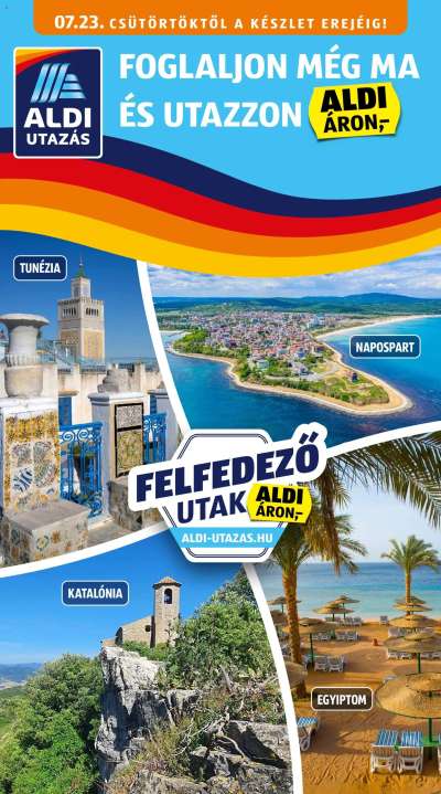 Aldi Utazás katalógus
