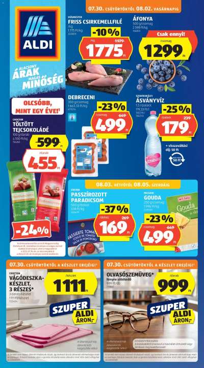 Aldi akciós újság