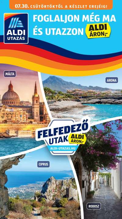 Aldi Utazás katalógus
