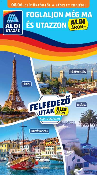 Aldi Utazás katalógus