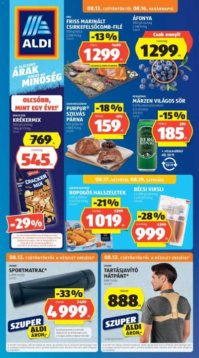 Aldi akciós újság