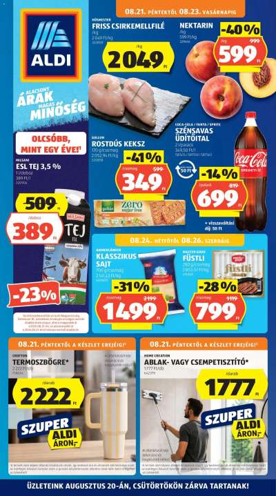 Aldi akciós újság