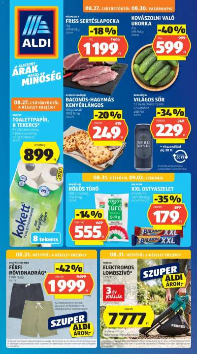 Aldi akciós újság