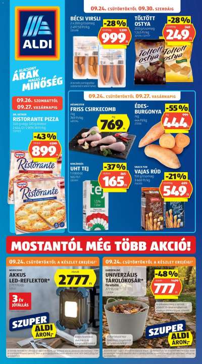 Aldi akciós újság