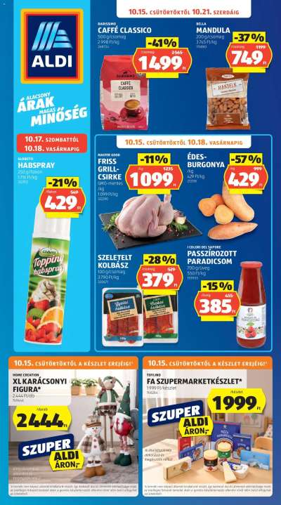 Aldi akciós újság