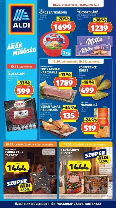 Aldi akciós újság