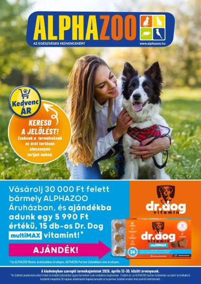 AlphaZoo akciós újság