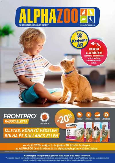 AlphaZoo akciós újság