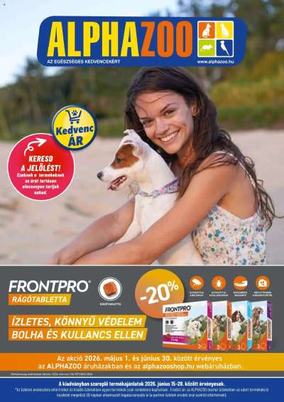 AlphaZoo akciós újság