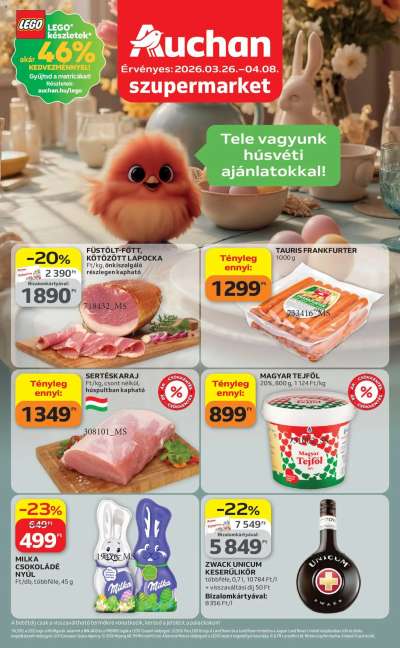 Auchan Szupermarket akciós újság