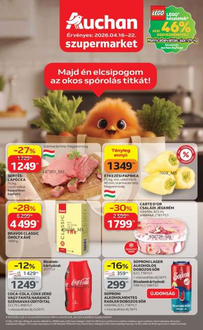 Auchan Szupermarket akciós újság