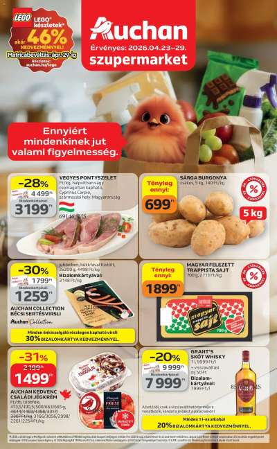 Auchan Szupermarket akciós újság