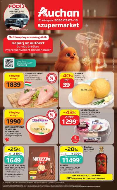 Auchan Szupermarket akciós újság