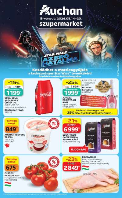 Auchan Szupermarket akciós újság