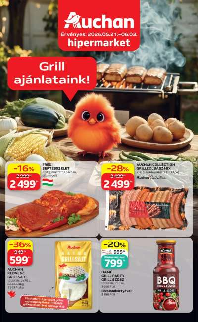 Auchan Grill Ajánlataink