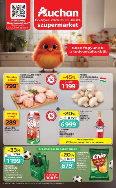 Auchan Szupermarket akciós újság