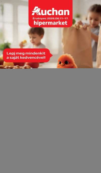 Auchan újság érvényessége 2026.06.17-ig