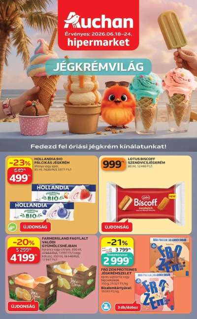 Auchan Jégkrémvilág Miskolc
