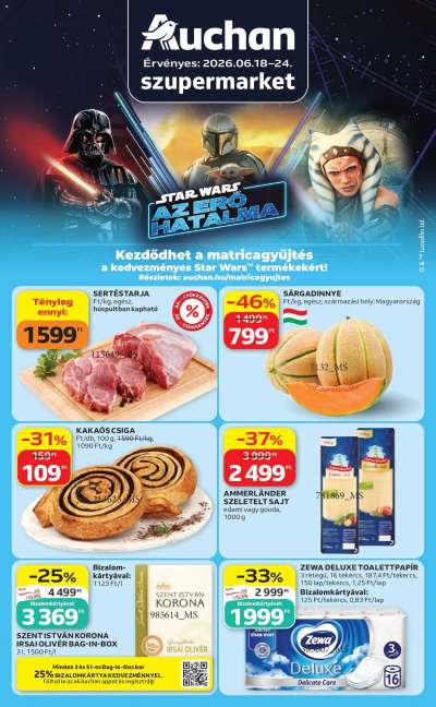 Auchan Szupermarket akciós újság