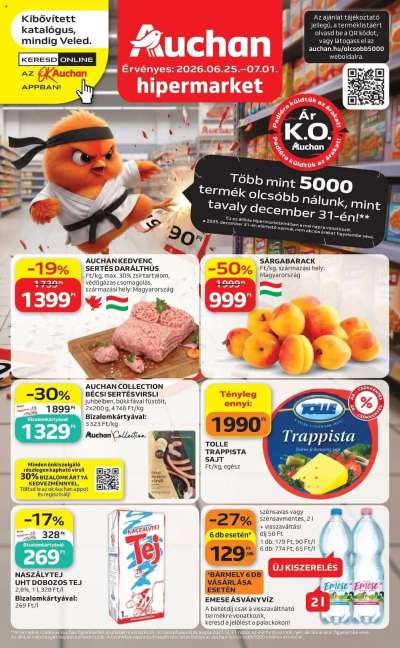 Auchan újság érvényessége 2026.07.01-ig
