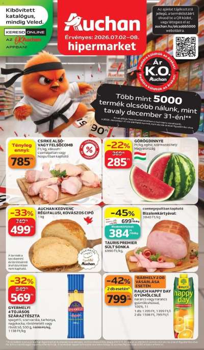 Auchan akciós újság Budapest