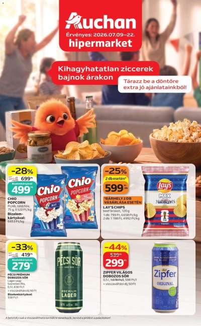 Auchan Kihagyhatatlan ziccerek bajnok árakon