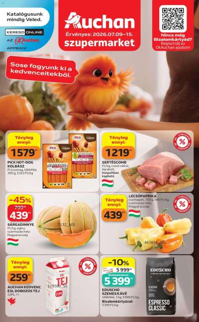 Auchan Szupermarket akciós újság