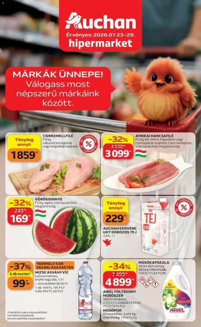 Auchan akciós újság Fót