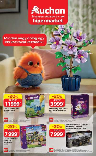Auchan Lego ajánlatok