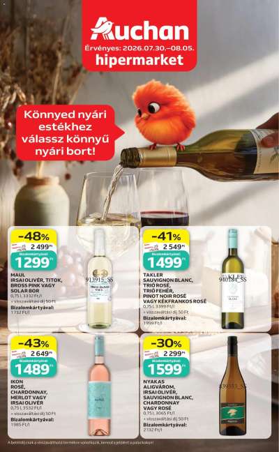 Auchan Bor ajánlatok