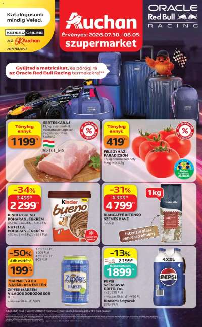 Auchan Szupermarket akciós újság
